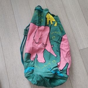 Body Shop cotton canvas drawstring bag